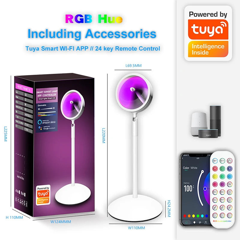 Smart WiFi App-Controlled Sunset Lamp