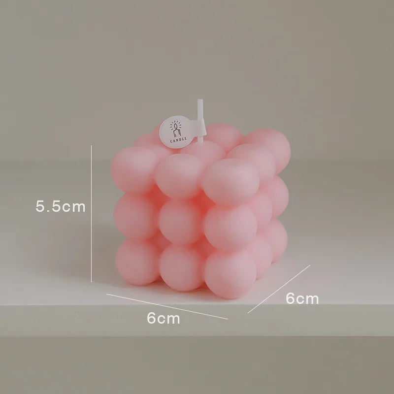 Ins Style Bubble Cube Candle