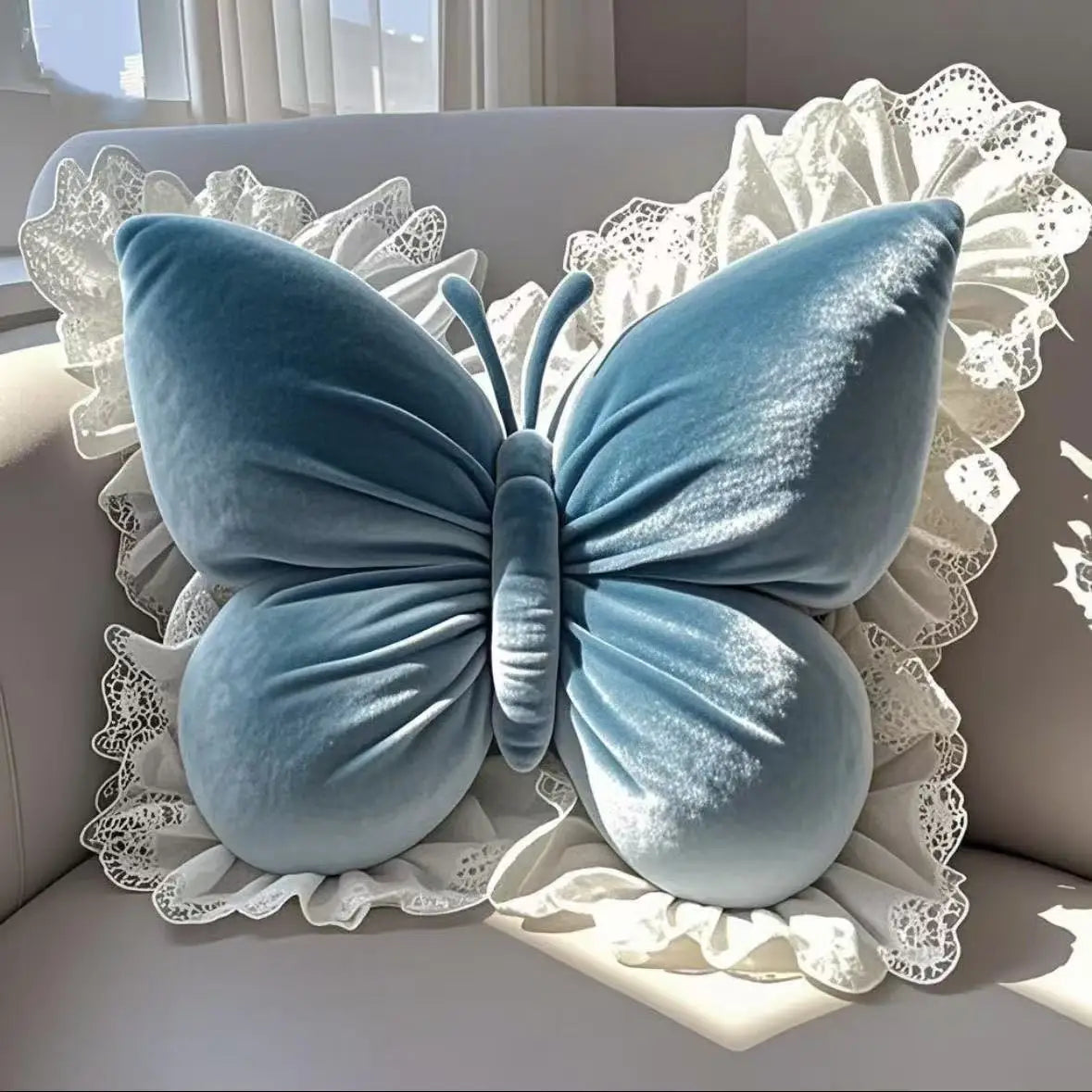 Elegant Butterfly Bow Cushion