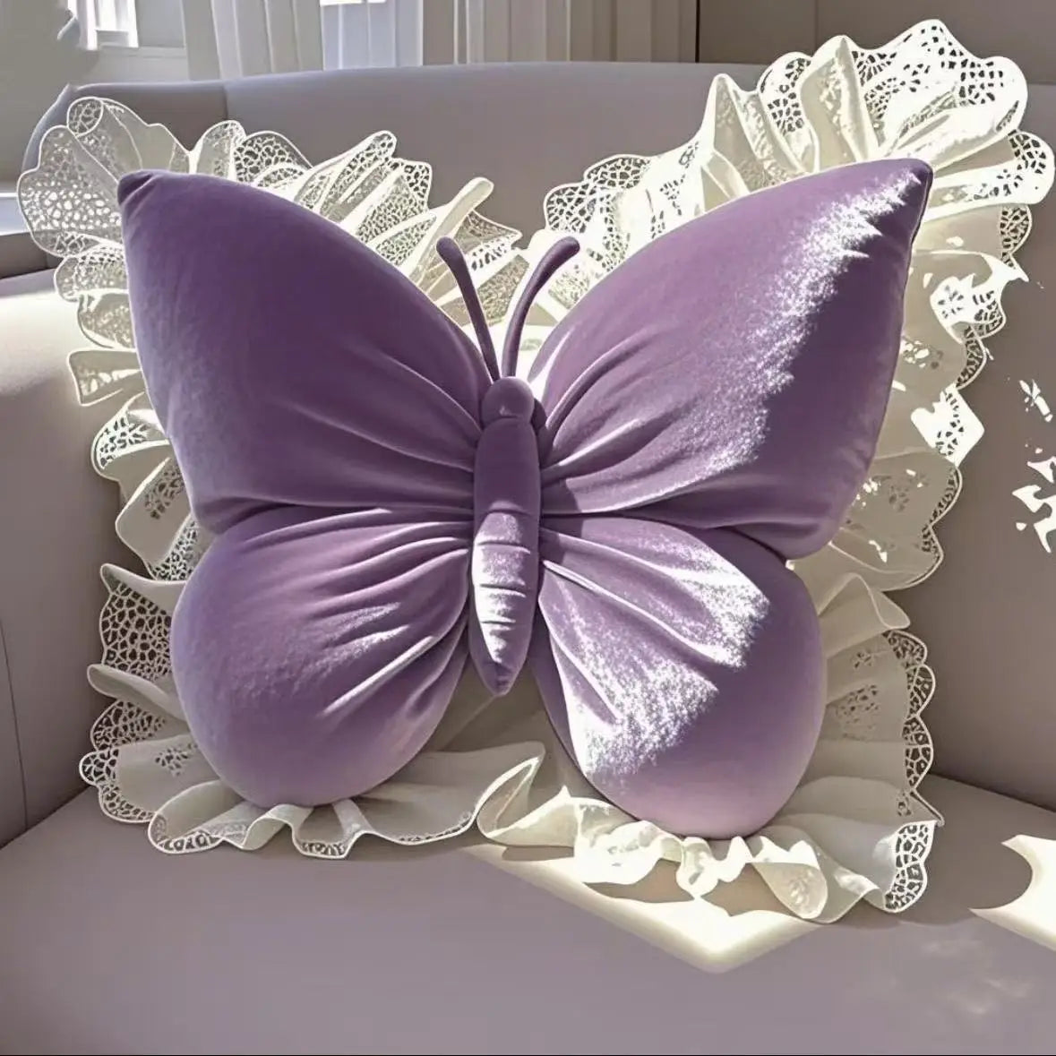 Elegant Butterfly Bow Cushion