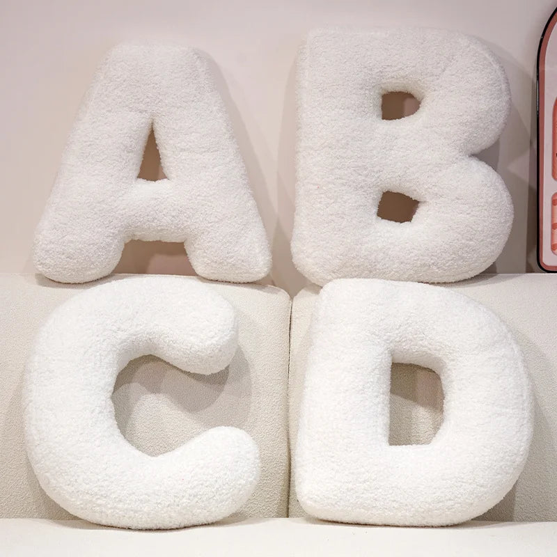 Nordic Alphabet Letter Pillow