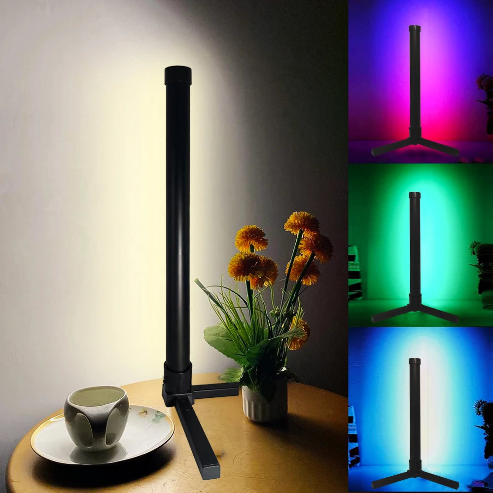 Smart RGB LED Corner Floor Lamp