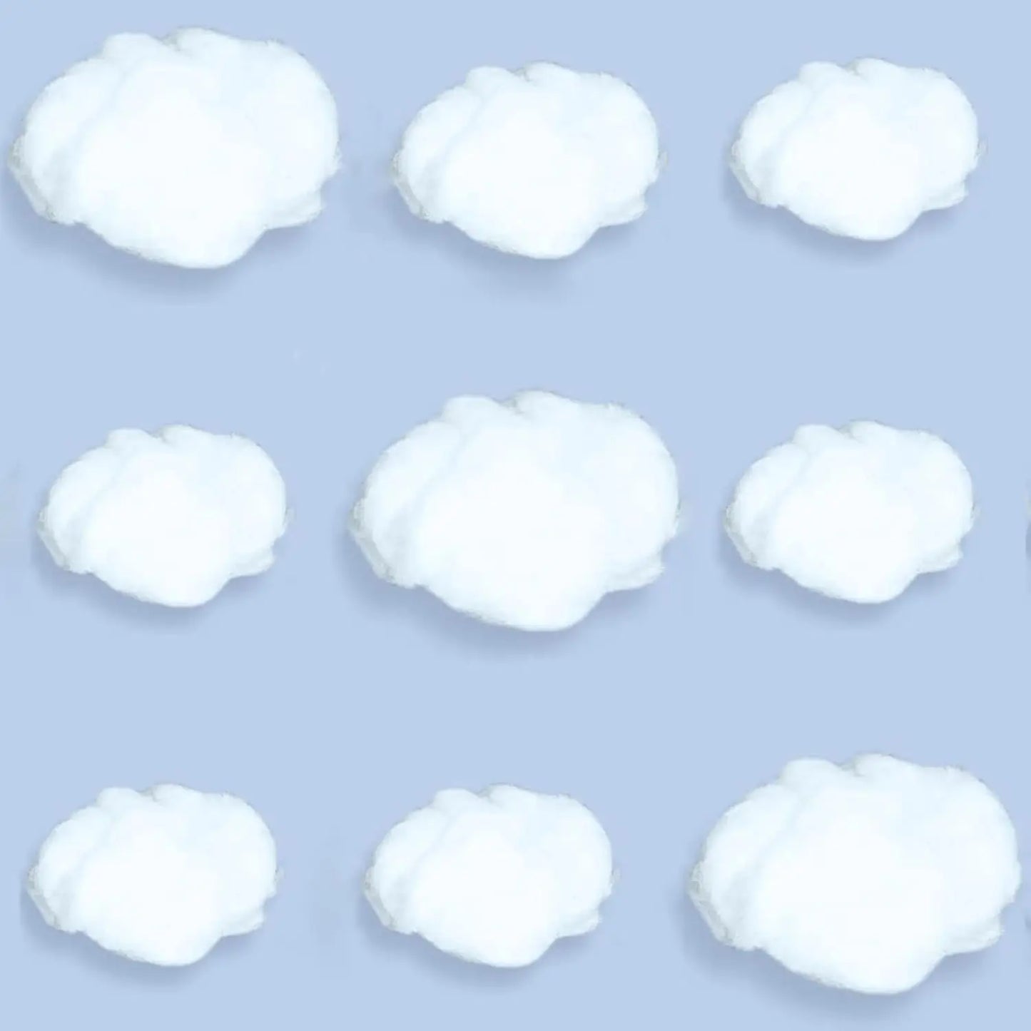 9Pcs Artificial 3D Cotton Clouds