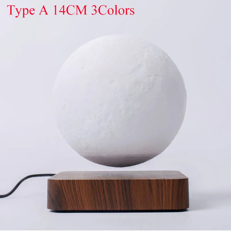 Levitating Moon Lamp 3D Magnetic Floating Night Light