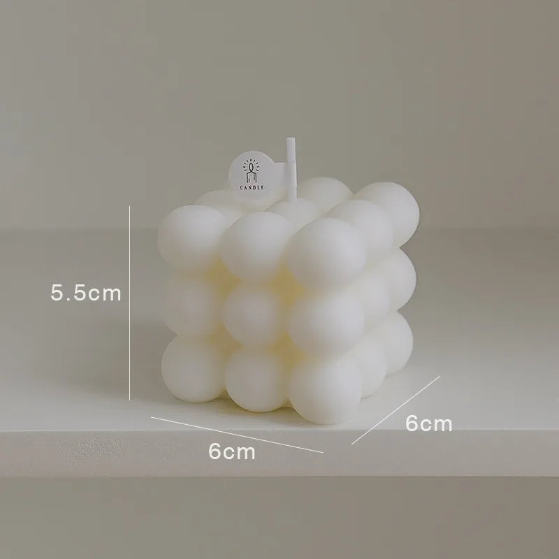 Ins Style Bubble Cube Candle