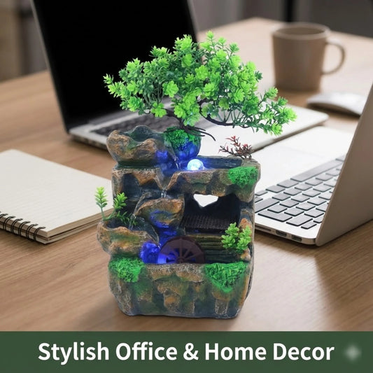 LED Tabletop Rockery Waterfall
