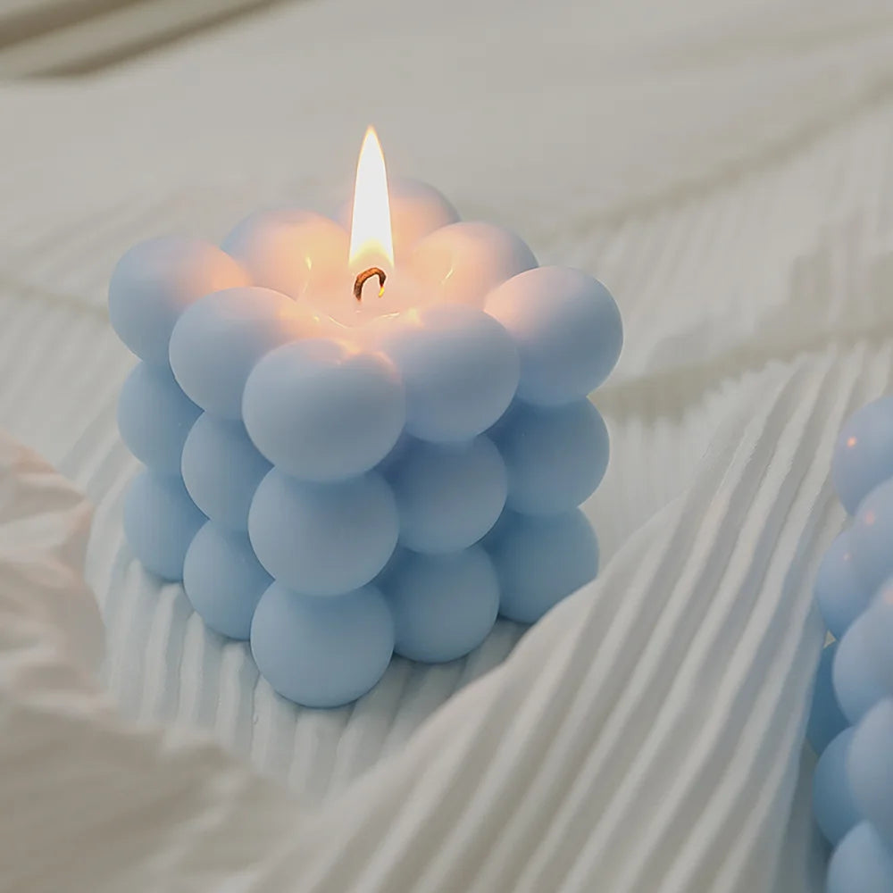 Ins Style Bubble Cube Candle