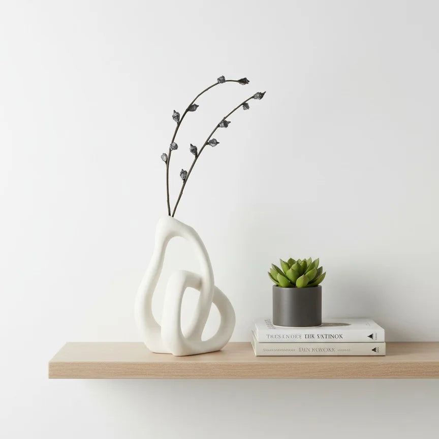 Modern Abstract Infinity Vase