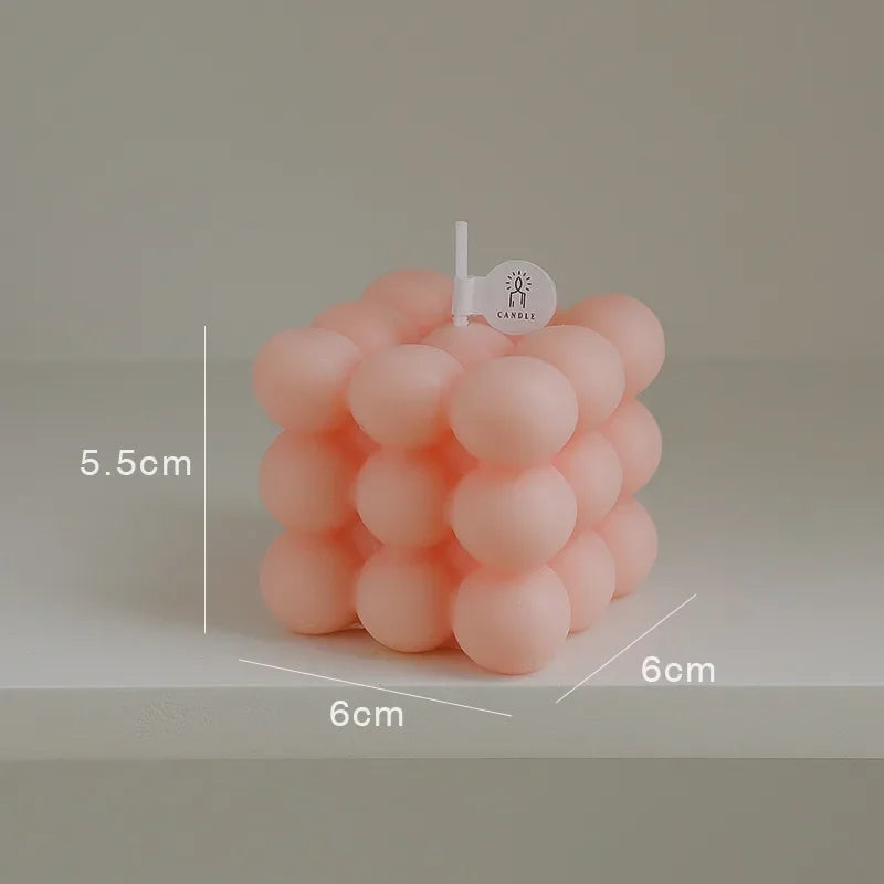 Ins Style Bubble Cube Candle