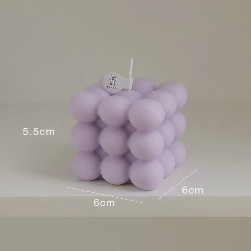 Ins Style Bubble Cube Candle