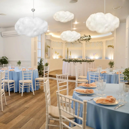 9Pcs Artificial 3D Cotton Clouds