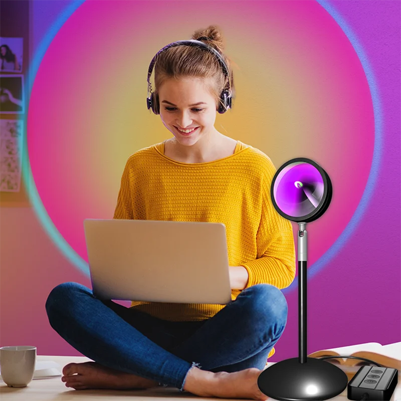 Smart WiFi App-Controlled Sunset Lamp