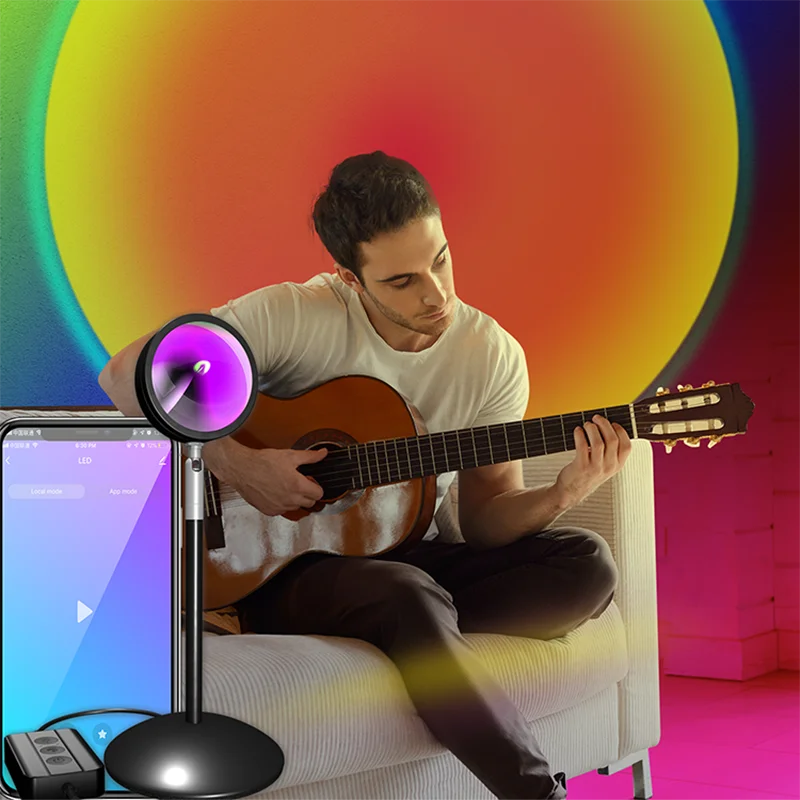 Smart WiFi App-Controlled Sunset Lamp