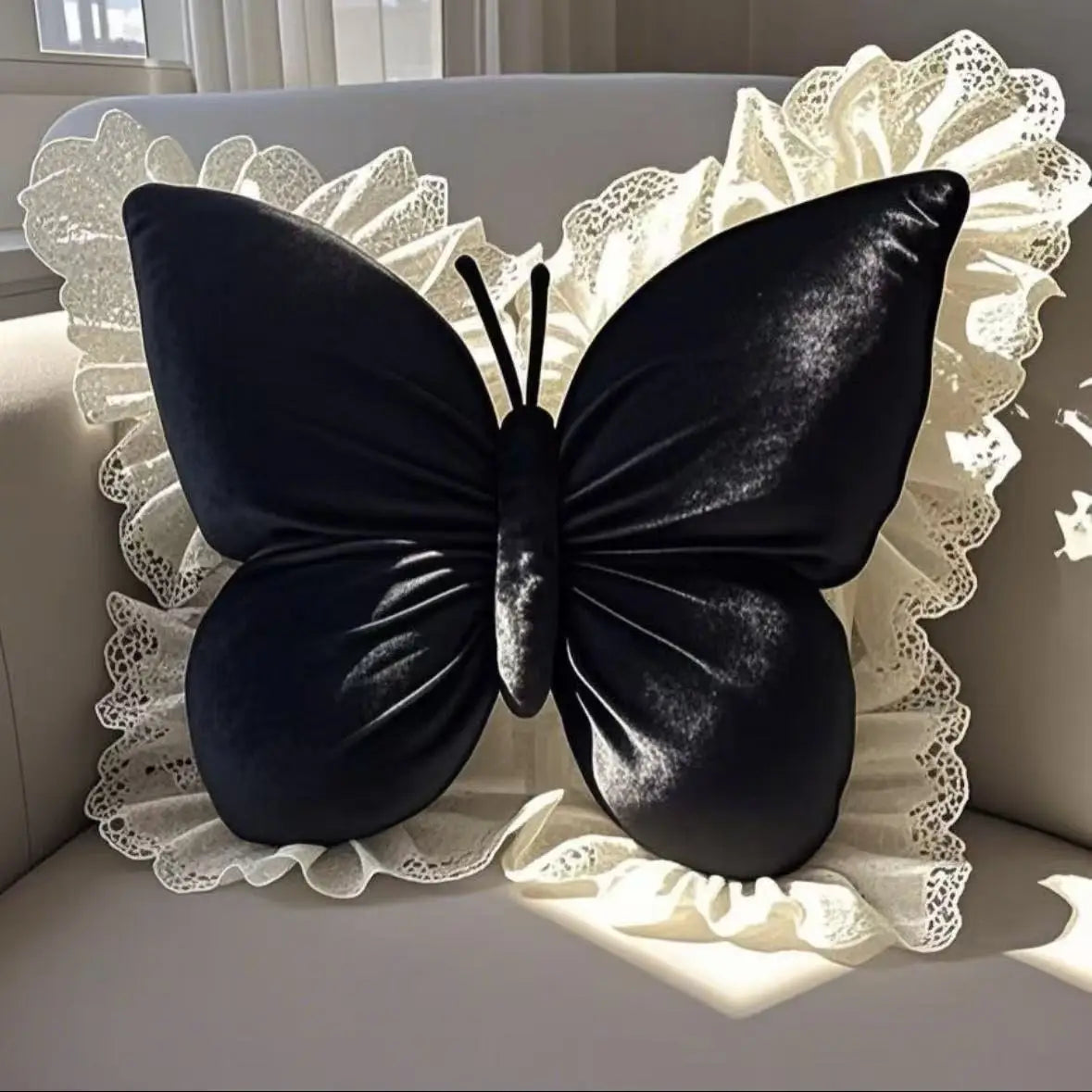 Elegant Butterfly Bow Cushion