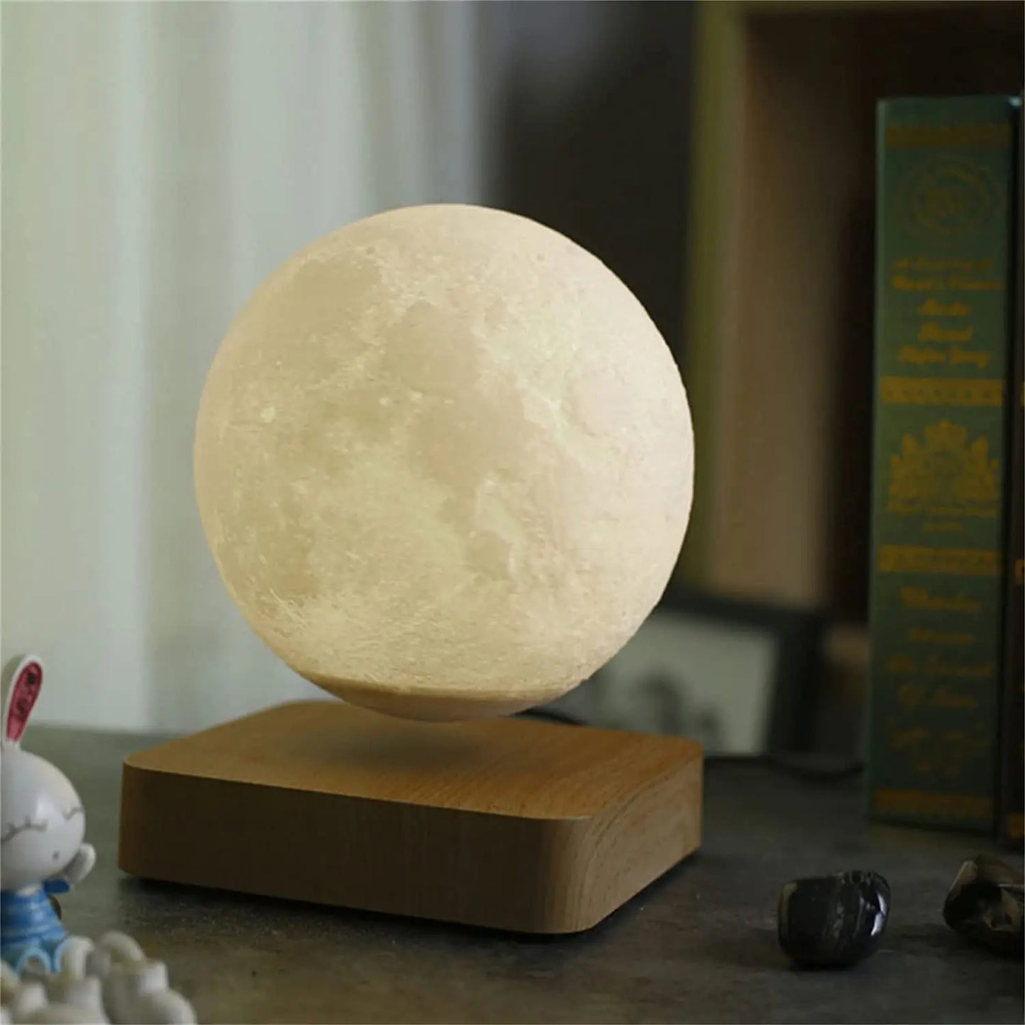 Levitating Moon Lamp 3D Magnetic Floating Night Light