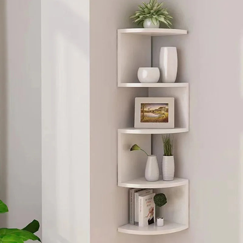 2-Tier Floating Corner Shelf