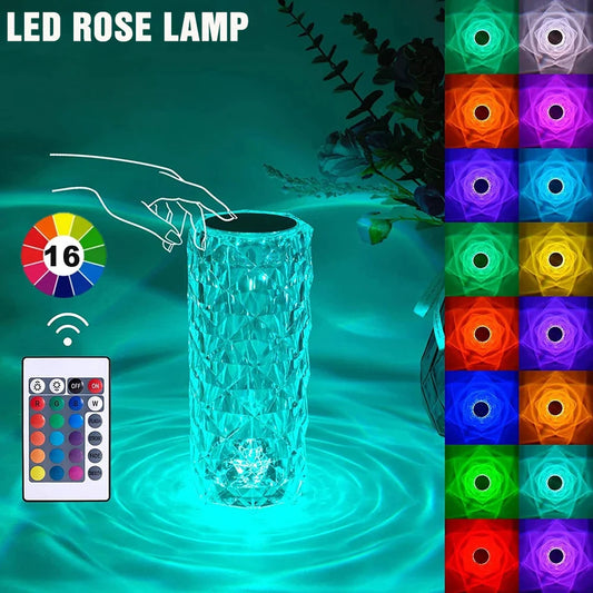 Crystal Rose™ - 16 Color Aesthetic Mood Lamp