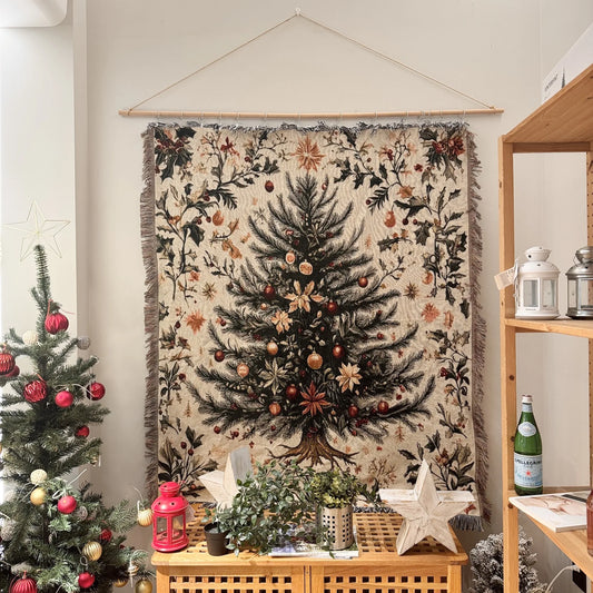 2025 New Years Gifts Blanket Nutcracker Christmas Tree Star