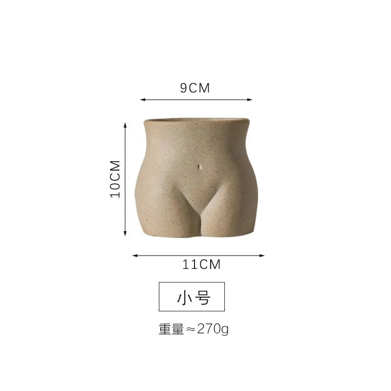 Sculptural Body Silhouette Vase