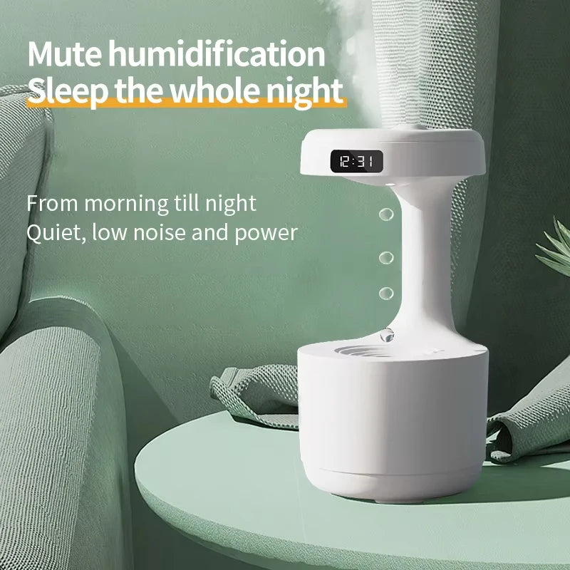 Anti-Gravity Water Drop Humidifier - Aesthetic Cool Mist Diffuser