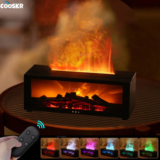 Flame Aroma Diffuser with Remote