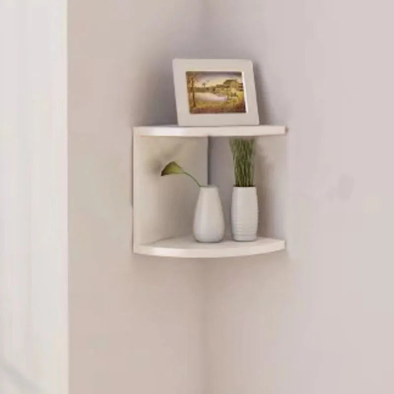 2-Tier Floating Corner Shelf