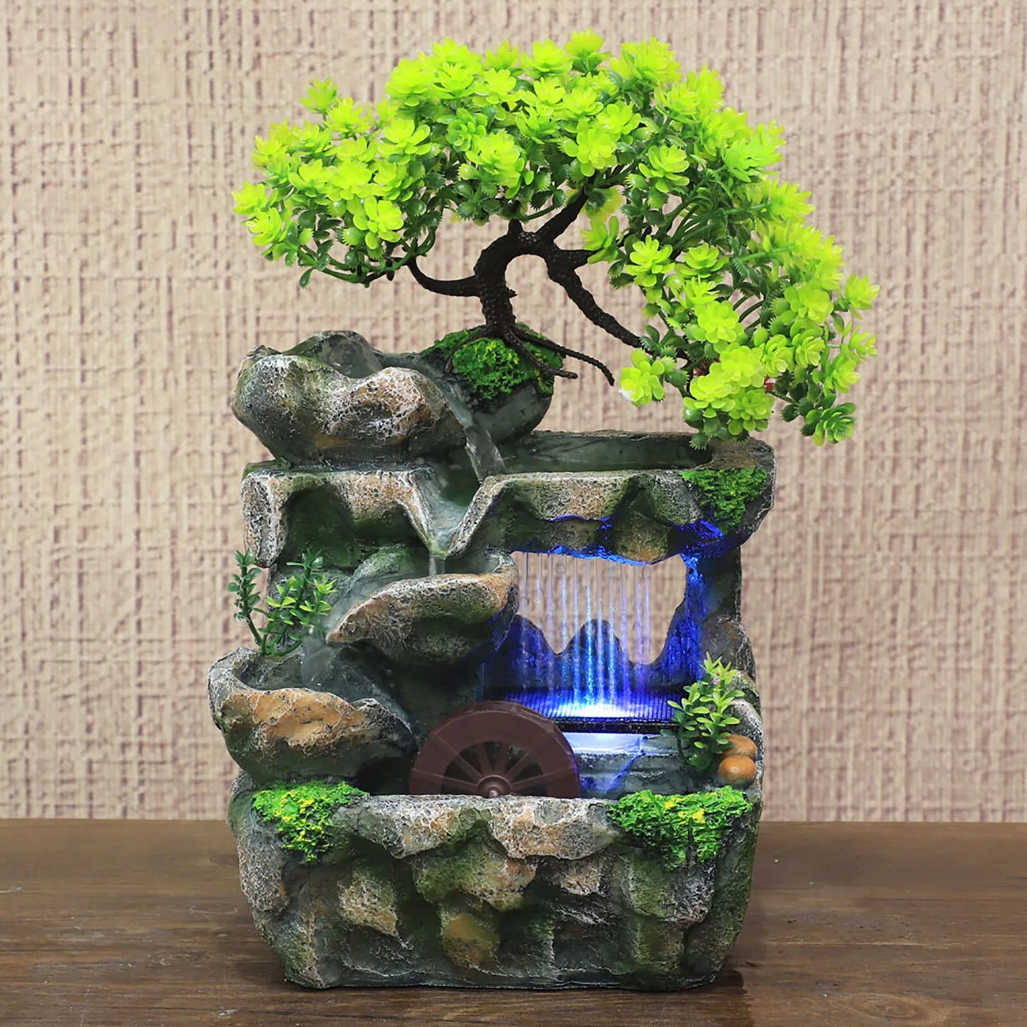 LED Tabletop Rockery Waterfall