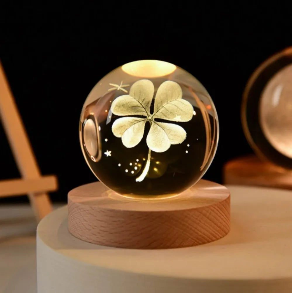 Celestial Galaxy Crystal Sphere