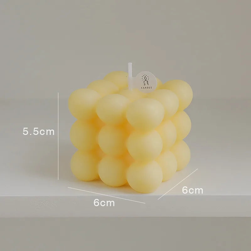 Ins Style Bubble Cube Candle