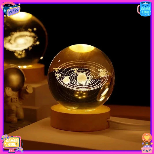 Celestial Galaxy Crystal Sphere