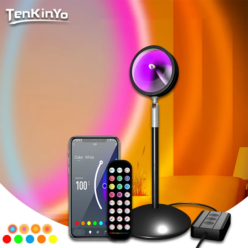Smart WiFi App-Controlled Sunset Lamp