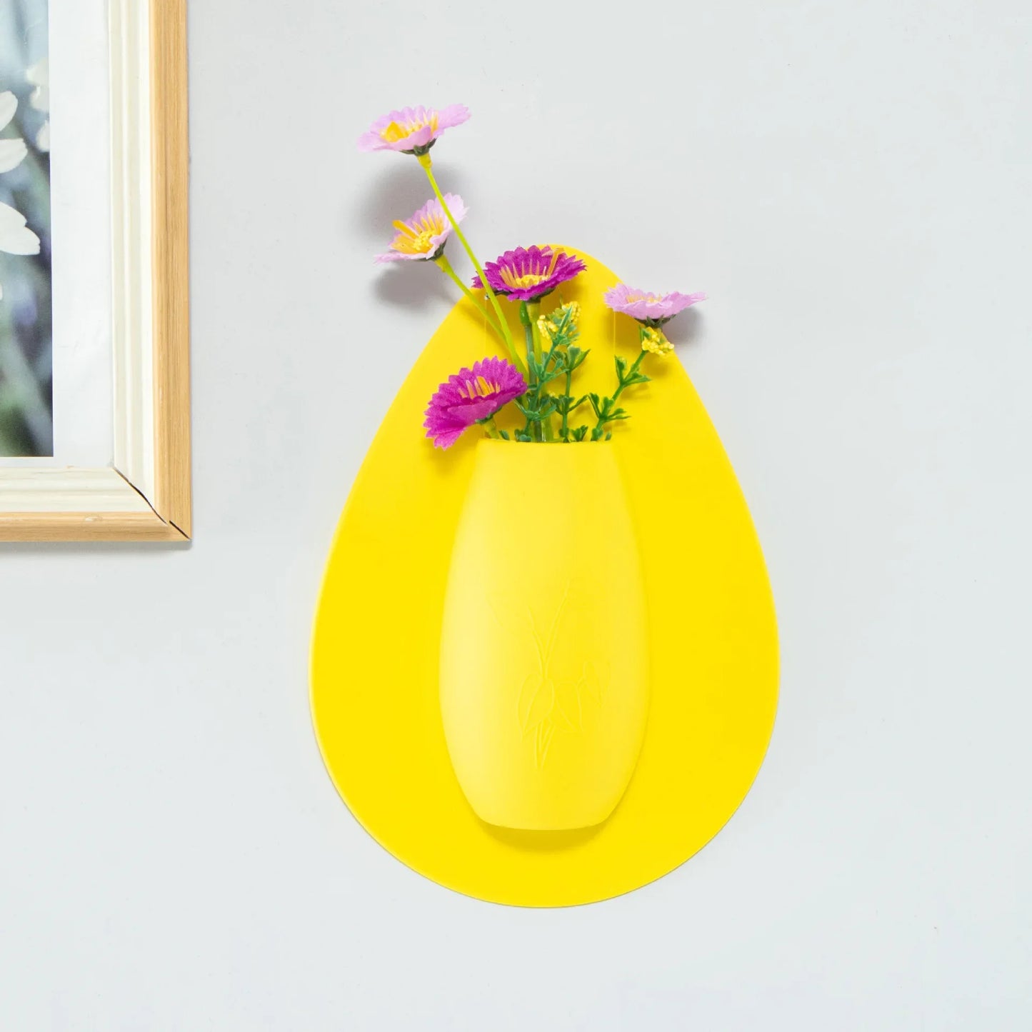 Self-Adhesive Silicone Flower Vase